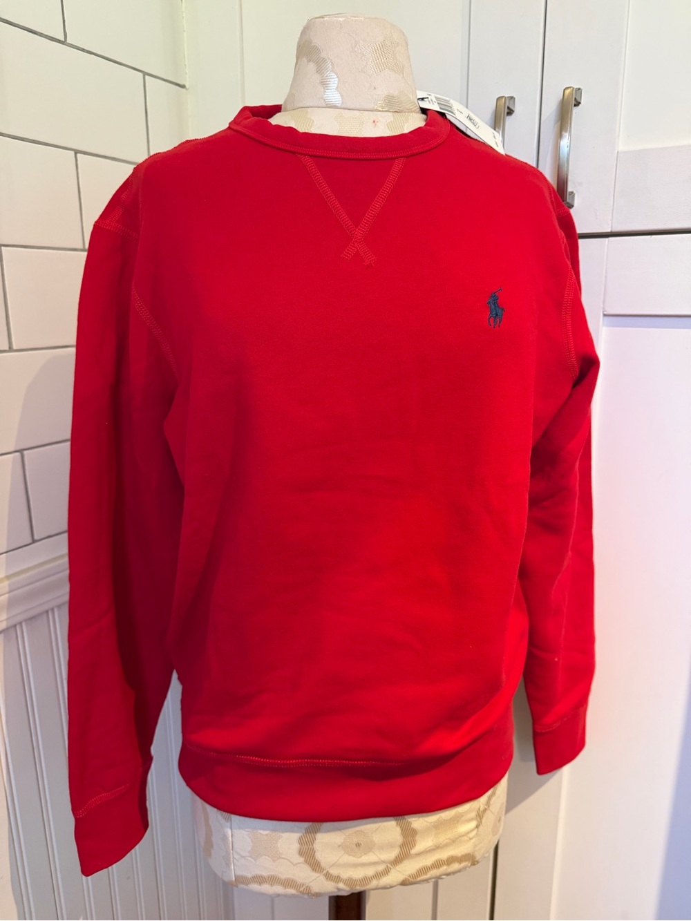 NWTs Polo by Ralph Lauren Men's Women’s Red Crewneck Sweatshirt